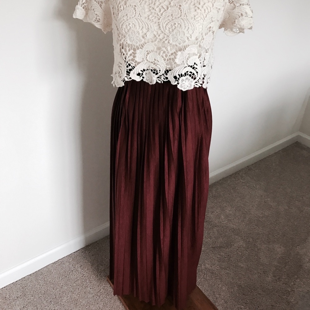 Boho-chic🍁 Rust colored maxi skirt